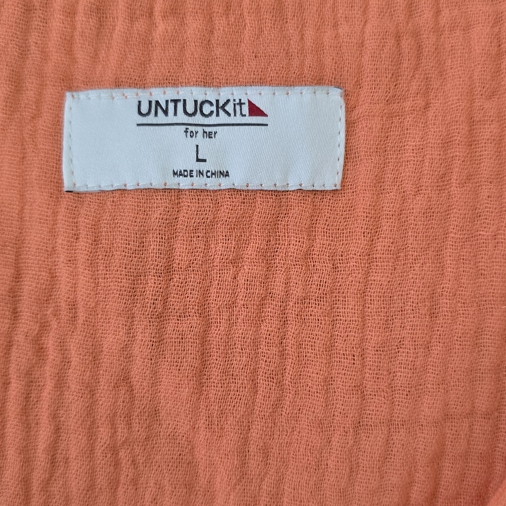 UNTUCKit Women's Vibrant Orange Dress - Picture 8 of 13